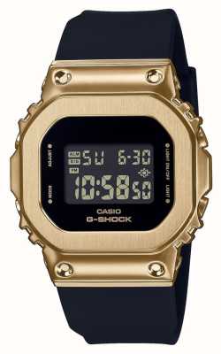 Casio 中性金表壳黑色表带手表 GM-S5600GB-1ER