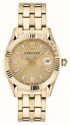 Versace 希腊时间 |金色表盘|金色 pvd 精钢手链 VE3K00522