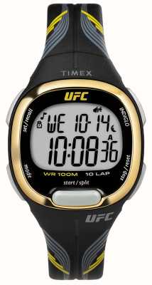 Timex x UFC Takedown 数码 / 黑色橡胶 TW5M52000