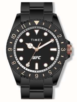Timex x UFC 首次亮相黑色表盘/黑色PVD不锈钢 TW2V56800