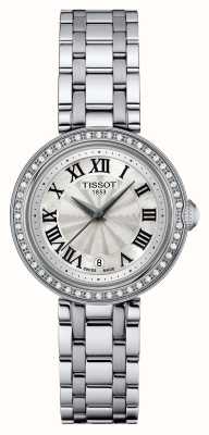 Tissot 极乐世界 |银色表盘 |钻石套装 |不锈钢手链 T1260106111300