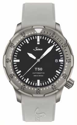 Sinn T50 钛潜水表（固定式安全表圈）灰色硅胶 1052.010