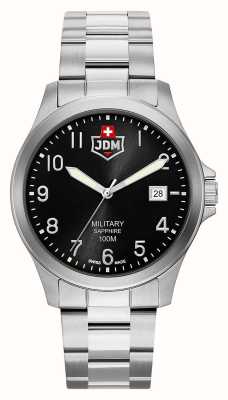 JDM Military Alpha i (40mm) 黑色表盘/精钢 JDM-WG001-09