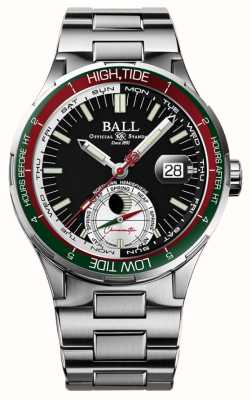 Ball Watch Company 路霸海洋探险家 | 41 毫米 |限量版 |黑色表盘 |不锈钢手链 DM3120C-S1CJ-BK