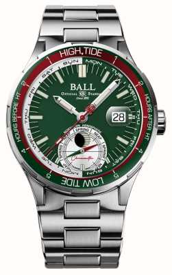 Ball Watch Company 路霸海洋探险家 | 41 毫米 |限量版 |绿色表盘 |不锈钢手链 DM3120C-S1CJ-GR