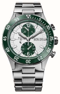 Ball Watch Company Roadmaster 救援计时码表 | 41 毫米 |限量版 |绿色和白色 DC3030C-S2-WH