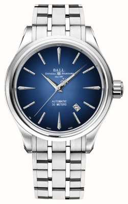 Ball Watch Company 火车王传奇 | 40 毫米 |限量版 |蓝色表盘 |不锈钢手链 NM9080D-S1J-BE