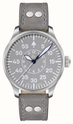 Laco 亚琛格劳自动腕表（42毫米）灰色表盘/灰色皮表带 862159