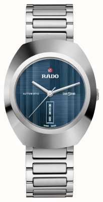 RADO Diastar 原创自动上链腕表（38 毫米）蓝色表盘 / 精钢 R12160213