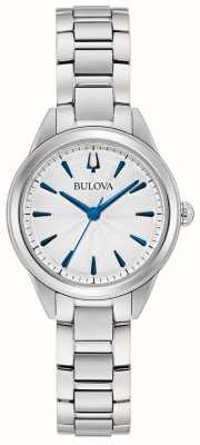 Bulova 女式经典萨顿银白色表盘/不锈钢表链 96L285