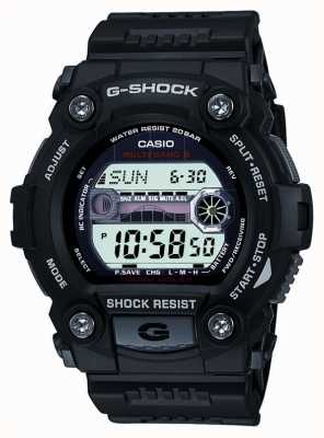 Casio 男士 g-shock 无线电遥控数字计时码表 黑色 GW-7900-1ER