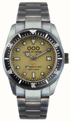 Out Of Order Green auto 2.0 (44mm) 绿色表盘/做旧不锈钢 OOO.001-16.2.VE