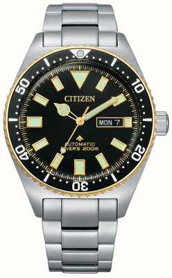 Citizen Promaster 潜水员自动腕表（45 毫米）黑色表盘/不锈钢表链 NY0125-83E