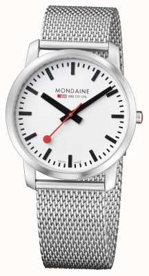 Mondaine 男士简约优雅不锈钢手表 A638.30350.16SBZ
