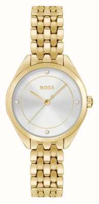 BOSS Mae（24.5毫米）银色表盘/金色不锈钢表链 1502733
