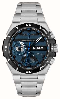 HUGO #wild（46毫米）蓝色表盘/不锈钢表链 1530337