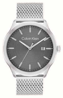 Calvin Klein Define男款（43mm）灰色表盘/钢网手链 25200352