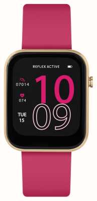 Reflex Active 系列 12 多功能智能手表（38 毫米）数字表盘/亮粉色硅胶 RA12-2152