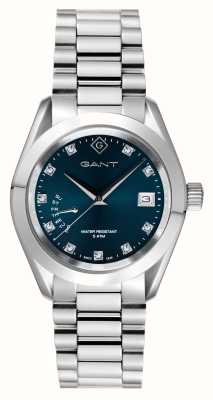 GANT Castine 水晶 (35 毫米) 蓝色表盘 / 不锈钢 G176002