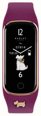 Radley Series 8 智能活动追踪器粉色硅胶表带 RYS08-2132