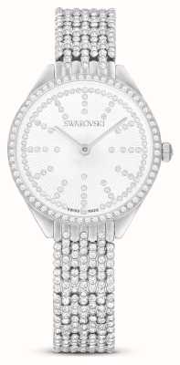 Swarovski 女式吸引（30 毫米）银色表盘/镶水晶不锈钢表链 5644062