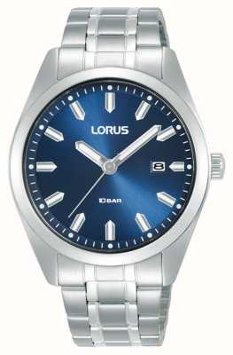 Lorus 运动日期 100m（39mm）蓝色太阳纹表盘 / 精钢 RH973PX9