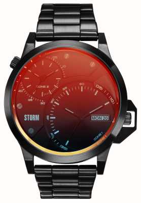 STORM 男士阿瓦龙石板红（47毫米）红色表盘/黑色不锈钢表链 47502/SL/R