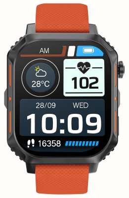 STORM S-max 智能手表（43 毫米）橙色硅胶表带 47533/ORG