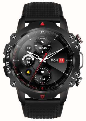 STORM S-hero 智能手表（47 毫米）数字表盘/黑色橡胶表带 47535/BK
