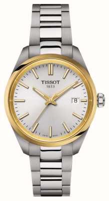 Tissot 女式 PR 100（34 毫米）银色表盘/不锈钢表链 T1502102103100
