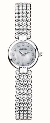Herbelin 女士珍珠（21 毫米）珍珠母贝/不锈钢手链 17433B59