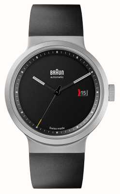 Braun BN0279 瑞士制造自动腕表 - 限量版（40毫米）黑色表盘/黑色橡胶表带 BN0279SLBKG