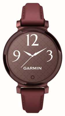 Garmin Lily 2 经典版健身和生活方式智能手表（35.4 毫米）深古铜色，桑蚕皮 010-02839-03