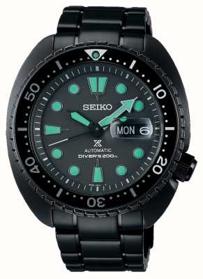 Seiko Prospex黑色系列‘夜视’海龟潜水员 SRPK43K1