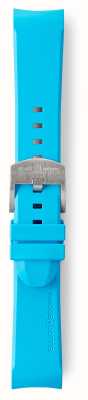 Elliot Brown 青蓝色橡胶不锈钢舌扣仅22毫米表带 STR-R15
