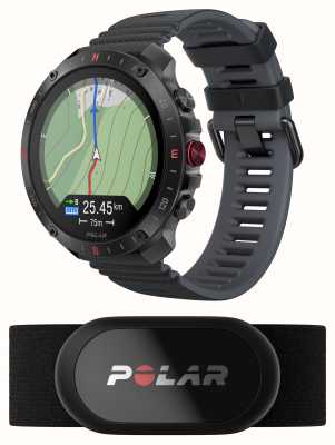 Polar Grit x2 pro 高级 GPS 智能运动手表 黑色 带 h10 传感器 (s-l) 900110286
