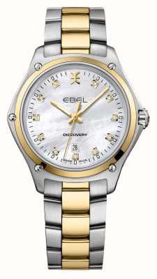 EBEL Discovery - 11 颗钻石（33 毫米）珍珠贝母表盘/双色不锈钢表带 1216531