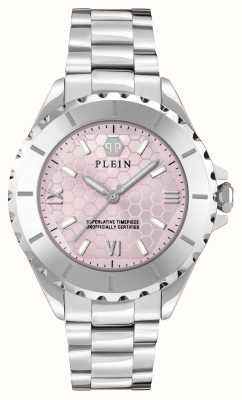 Philipp Plein Plein heaven （38mm）粉色标志表盘/不锈钢表链 PWPOA0324