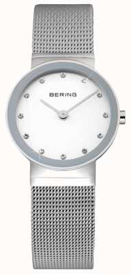 Bering 女装经典|不锈钢网带|白脸| 10122-000