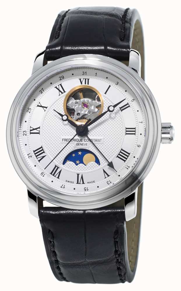 Frederique Constant 男士经典月相心跳皮革FC-335MC4P6 - First Class