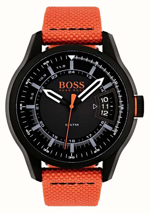 hugo boss orange 男士香港橙色表带