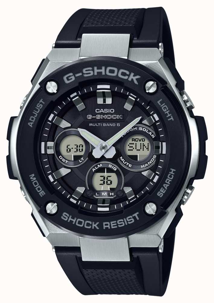 casio 卡西歐g-shock g鋼中型報警chrono黑色