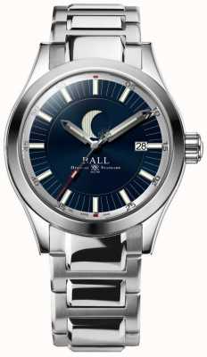 Ball Watch Company 工程师II月相日期显示不锈钢表链 NM2282C-SJ-BE