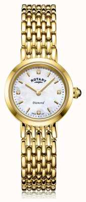Rotary |女士金手链| 高分辨率照片| CLIPARTO珍珠母贝表盘 LB00900/41/D