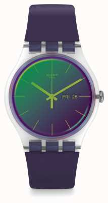 Swatch |新绅士 |紫手表| SO29K703