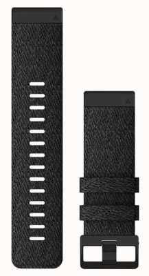 Garmin 仅限Quickfit 26手表表带，黑色混色尼龙 010-12864-07