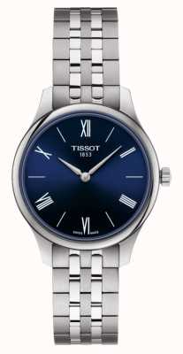 Tissot |传统|女士不锈钢手链|蓝色表盘| T0632091104800