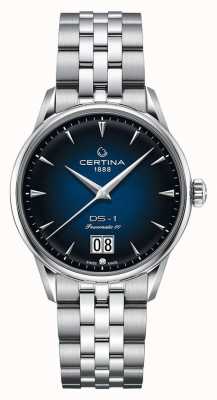 Certina Ds-1 大日期 |动力80 |不锈钢手链 C0294261104100