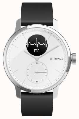 Withings Scanwatch 42mm White-带ECG的混合智能手表 HWA09-MODEL 3-ALL-INT