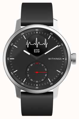 Withings Scanwatch 42mm黑色-带ECG的混合智能手表 HWA09-MODEL 4-ALL-INT